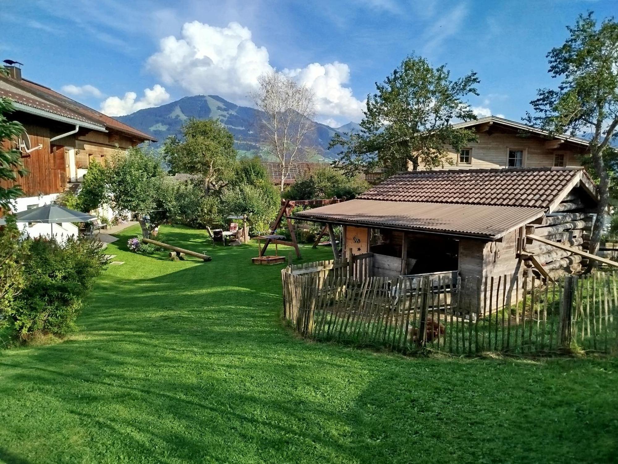 Biobauernhof Schuster Apartment ฮอพฟ์การ์เทน อิม บริกเซนทัล ภายนอก รูปภาพ